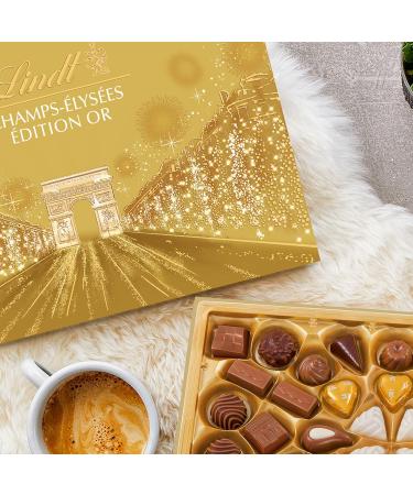 Lindt - Bo te CHAMPS- LYS ES dition Or - Assortiment de Chocolats au Lait Noirs et Blancs - Pralin s Croustillants et Onctueux - Id al pour No l 468g (Lot de 2) - Buy Online on GoSupps.com