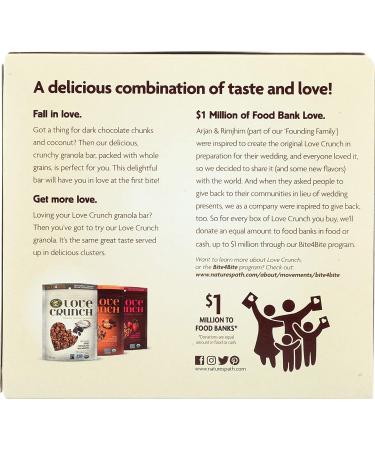 Nature's Path Love Crunch Dark Chocolate Macaroon Granola Bars - Organic, 6 Pack (30g Each) - Buy Online on GoSupps.com