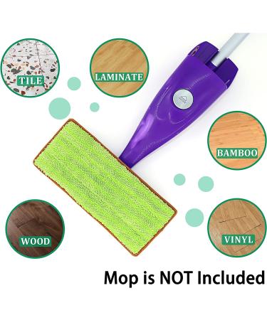 Microfiber Reusable Mop Pads for Swiffer Wet Jet - Machine Washable Refills for Hardwood Floors - 2-Pack Green - Buy Online on GoSupps.com