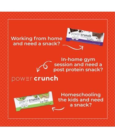 Power Crunch Red Velvet Whey Protein Bars - High Protein Snacks (12 Count) 1.4 Ounce - Buy Online on GoSupps.com