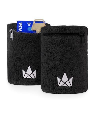 The Friendly Swede Welding Band 2 Set - Wristband wrist bag welding bracelet with practical zip pocket black 14-17 cm - Buy Online on GoSupps.com