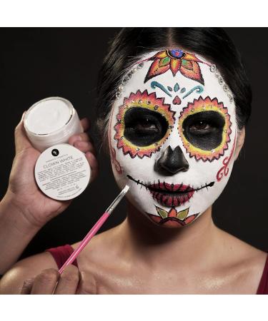 Narrative Cosmetics Quick Drying Clown White Cream Makeup for Face Painting SFX Halloween Film and Theater - 1.9oz (55gm) - Buy Online on GoSupps.com