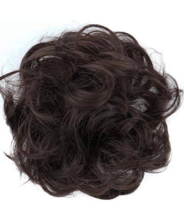 CAISHA Messy Scrunchie Bun Voluminous Wavy Hairpiece | Heat-Resistant Synthetic Fibres Brown #8B G5A - Buy Online on GoSupps.com