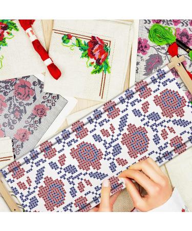 Wooden Needlepoint Embroidery Tapestry Frame 12x33 Inch - Stitching Tool for Cross Stitch, Quilting, and Sewing - Buy Online on GoSupps.com