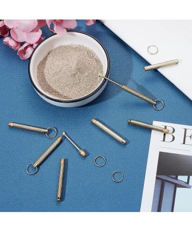 24 Spoon Wax Tool Sets with Key Ring for Vial Filling on Keychain Glitter Pendant - 74.5mm - Buy Online on GoSupps.com