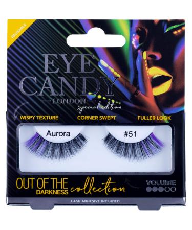 Eye Candy False Eyelashes Out of Darkness - Aurora Black Ophelia