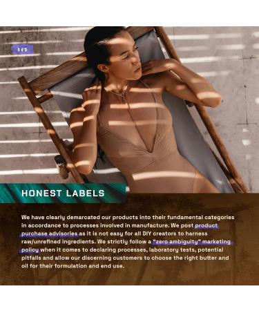 ETHERVA Raw Cocoa Butter | Truly Unrefined Pure | Non-Deodorized & Unbleached | Natural Aroma of Cacao | Rural Coop From Kerala India | Bulk DIY Body Butter | Thickener for Skin Body & Hair | 35 Oz - Buy Online on GoSupps.com