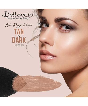 Belloccio High Definition Tan Shade Makeup Concealer 5g Jar - Conceal Imperfections and Dark Circles - For Airbrush Foundation - Buy Online on GoSupps.com