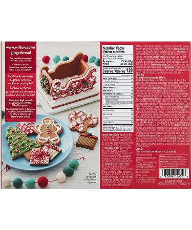 Christmas Sleigh Cookie Decorating Kit with Gingerbread Panels and Candies - Buy Online on GoSupps.com
