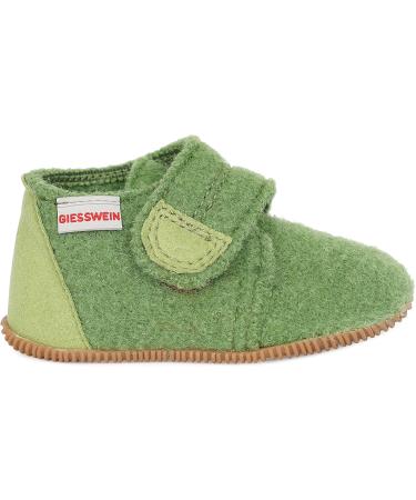 Giesswein Boys Oberstaufen Low-Top Slippers - Size 10.5 UK Child Grass 467 - Buy Online on GoSupps.com