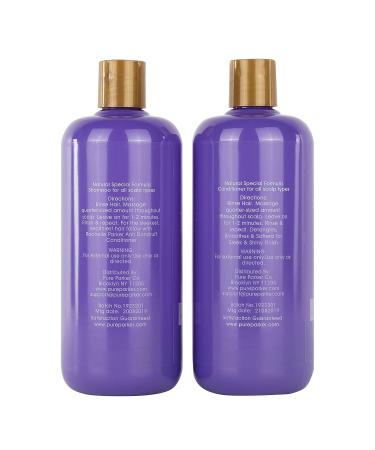 Moisture Renewal Anti Dandruff Shampoo & Conditioner Set | Organic Itchy Scalp Treatment for All Hair Types - 100% Natural & Safe - Buy Online on GoSupps.com