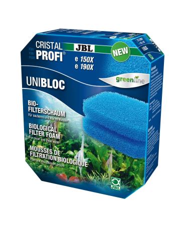 JBL UniBloc 6016200 Bio-filter foam insert for aquarium filter CristalProfi e 150X e 190X 2-pack For CristalProfi e15/1900/1-2