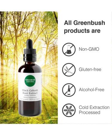 Greenbush Black Cohosh Liquid Extract - Menopause Health Support - 4 oz (240 Doses) - Buy Online on GoSupps.com