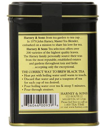 Harney & Sons Black Tea Chocolate Mint 4 oz - Premium Gourmet Tea - Buy Online on GoSupps.com