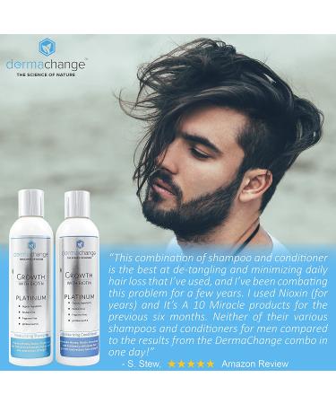 DermaChange Hair Growth Conditioner with Coconut Oil and Tea Tree Oil - Volumizing and Deep Conditioning Formula - 16oz - Buy Online on GoSupps.com
