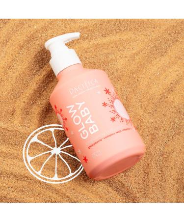 Pacifica Beauty Glow Baby Brightening Body Wash - Vitamin C Niacinamide Kakadu Plum - Hydrating Vegan Bath Gel - 12 fl oz - Buy Online on GoSupps.com