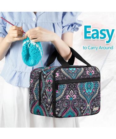 LoDrid Small Portable Knitting Bag  Crochet Yarn Storage Bag  Knitting Tote Bag for Knitting Starter Kit  Travel Yarn Organizer for Yarn & Crochet Supplies for Beginner  Kid & Adult  Totem (Bag Only) - Buy Online on GoSupps.com