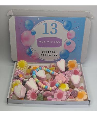 Official teenager sweet box. 13th birthday gift 13th birthday sweet box 13th birthday sweets