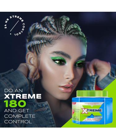 Xtreme Pro-Expert Blue Hair Gel 24-Hours Xtreme Control with Aloe Vera 35.27 oz Jar (Pack of 6) - Buy Online on GoSupps.com