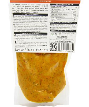 Atkins and Potts Kashmiri Korma Sauce 350 g (Pack of 6) - Buy Online on GoSupps.com
