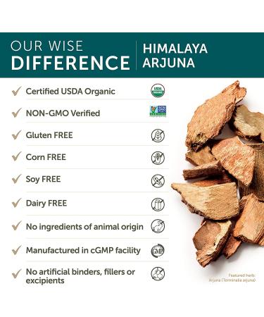 Himalaya Arjuna 60 Caplets - Heart Health & Blood Pressure Support - Buy Online on GoSupps.com