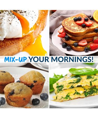 Nostalgia MyMini Personal Breakfast Bites Make Eggs, Omelets, Muffins, Sandwiches & Keto Snacks with Portion Control Yellow Egg Bite Maker - Buy Online on GoSupps.com