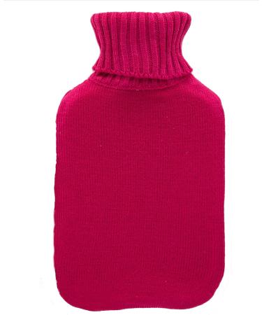 Buy 2L Heat Bottle - Soft Pink Knit Cover with Christmas Design for Pain Relief & Relaxation | Natural Rubber by Axion - Shop Internationally - Buy Online on GoSupps.com