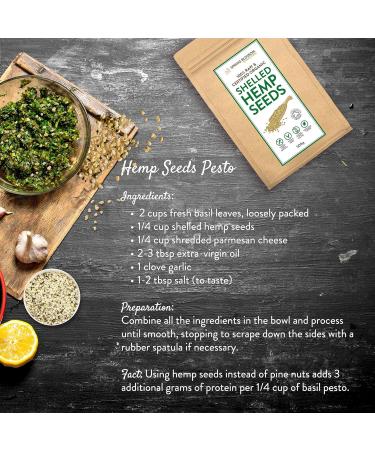 Premium Raw Organic Hemp Seeds Hearts 1kg - Vegan Snack with Omega 3&6, Protein, Amino Acids and Minerals - Gluten-Free Superfood in Eco-Friendly Resealable Pouch - Buy Online on GoSupps.com