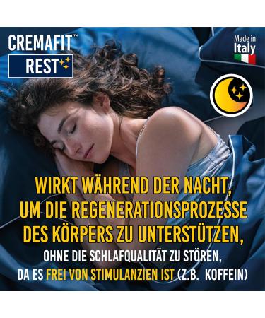 CREMAFIT REST Anti-Cellulite Night Cream - Intensive Treatment for Thighs Buttocks Stomach Hips & Arms | Made in Italy | 150ml - Buy Online on GoSupps.com