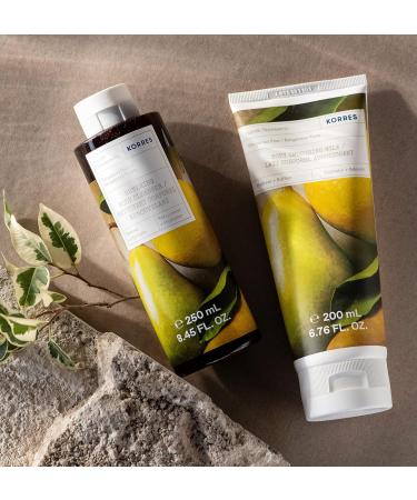 KORRES Bergamot Pear Body Bundle | Elasti-Smooth Bergamot Pear Body Butter 125 ml & Bergamot Pear Renewing Body Cleanser 250 ml | 2 Piece - Buy Online on GoSupps.com