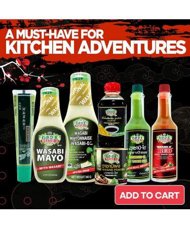 WASABI-O Premium Fusion Mayonnaise Real Wasabi & Ketchup Blend Ideal for Fish and Chips Sandwiches Salads and Coleslaw - 12oz (340g) - Buy Online on GoSupps.com