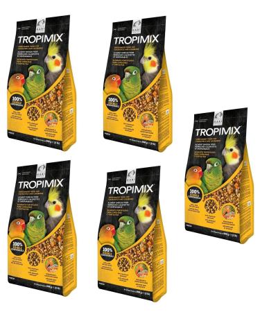 Tropimix Lovebird/Cockatiel Premium Formula 5 Pack(2 Pound)
