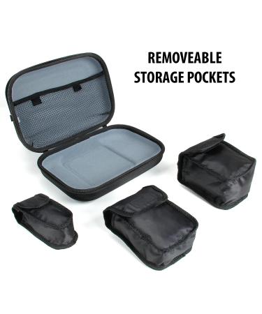 USA GEAR Hard Shell Cosmetic Travel Bag - Weather Resistant Organizer for Face Steamer, Gua Sha, Blackhead Remover, Masks & Beauty Products - Buy Online on GoSupps.com