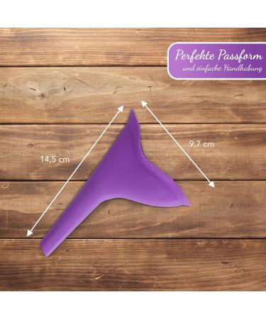 EasyPee Women's Urinal for On-the-Go | Original Urinella Standing Pee-Taker with Fair Trade Organic Bag - Buy Online on GoSupps.com