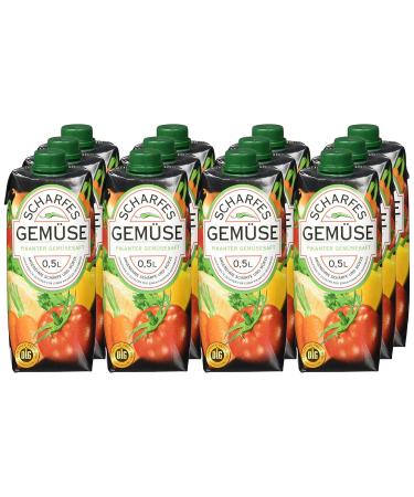 Buy Spicy Vegetable Juices (Pack of 12 x 500 ml) - International Shipping Available - Buy Online on GoSupps.com