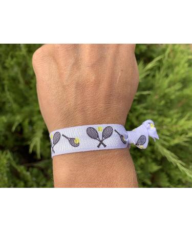 Tennis Hair Ties Set - No Crease Elastics for Tennis Players | Tennis Hair Accessories - Perfect Gift for Girls - Buy Online on GoSupps.com