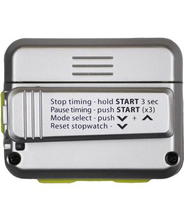 Gymboss Interval Timer and Stopwatch - Silver/Yellow Metallic Gloss - Buy Online on GoSupps.com