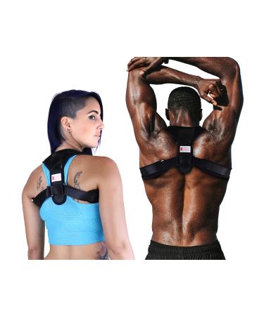 Posture Corrector for Men and Women-Upper Back Brace Clavicle Support Device for Thoracic Kyphosis-Adjustable Back Straightener-Neck  Back & Shoulder Pain Relief-Improve Posture (Medium) Medium (Pack of 1)