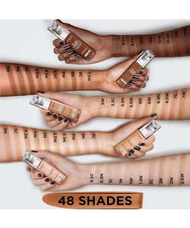 L'Oreal Paris True Match 4N Liquid Foundation 30ml with Hyaluronic Acid - Super-Blendable Skincare Formula - Buy Online on GoSupps.com