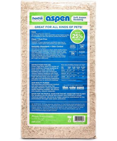 PETSPICK Aspen Soft Pet Bedding 24L - Cozy Bedding for Small Animals - Buy Online on GoSupps.com
