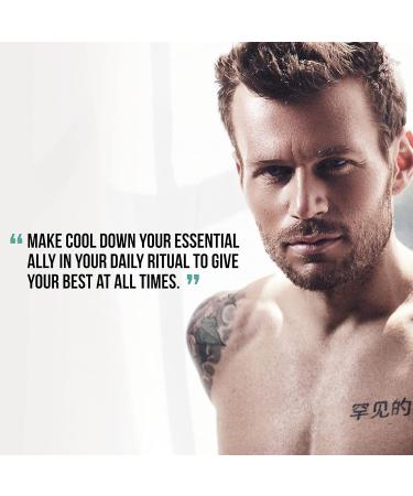 Cool Down Deodorant for Men - Alcohol & Aluminum Free | Unique Signature Fragrance | Feel Fresh - 2.5 oz International Shipping - Buy Online on GoSupps.com