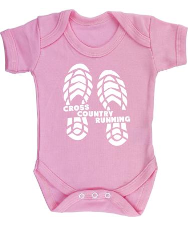 Hippowarehouse Cross Counrty Running baby vest bodysuit (short sleeve) boys girls