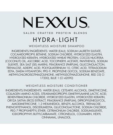 Nexxus Hydralight Shampoo & Conditioner Set - 13.5oz x 2 - For Oily Hair - Protein Infusion Blend - Hydra-Light Hair Care System - Buy Online on GoSupps.com