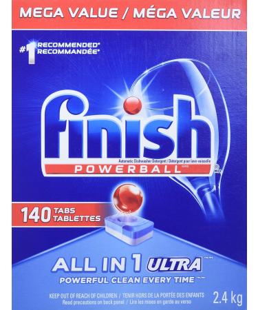 Powerball All in 1 Ultra Dishwasher Detergent 2.4 kg 140 Count