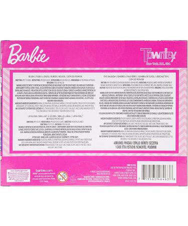Townley Girl Barbie Beauty Compact Set - 28 Eye Shadows, 6 Lip Gloss, 4 Blushes | Makeup Kit for Kids Girls 6+ | Ideal for Parties, Sleepovers, Makeovers - Buy Online on GoSupps.com