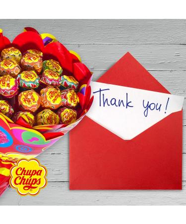 Chupa Chups Lollipop Bouquet - 19 Lollipops in 6 Varieties | Perfect Gift for Birthdays Anniversaries Valentine's & Mother's Day (Pack of 2) - Buy Online on GoSupps.com