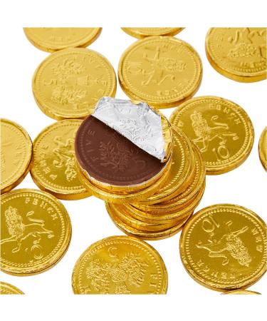 Milk Chocolate Coins - 1kg bag Approx 180 coins - Buy Online on GoSupps.com