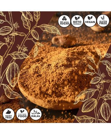 Organic Cocoa Powder Unsweetened (17.6 Oz) - Rich Dark Chocolate Flavor | Keto Friendly, Gluten Free, Vegan | USDA Certified | Ideal for Baking and Drinks - Buy Online on GoSupps.com