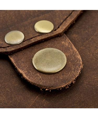 AP Donovan Leather Case for Safety Razor & Shaving Brush | Travel Shaving Case | Premium Brown Leather - Buy Online on GoSupps.com
