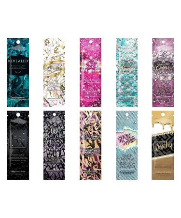 Designer Skin Tanning Lotion Packets Assortment - 10 Samples/Packettes - Buy Online on GoSupps.com